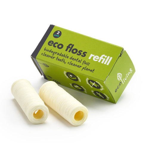 Ecoliving Dental Floss Refill 2 X 50m (Pack of 16)