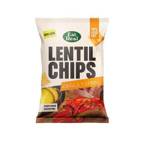 Eat Real Lentil Chilli & Lemon 95g (Pack of 10)