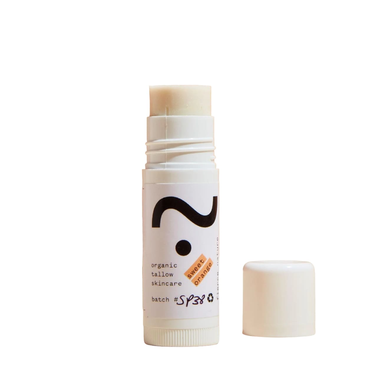 Fierce Nature Pure Organic Tallow Pearl Shimmer Stick (Sweet Orange) 15g (Pack of 6)