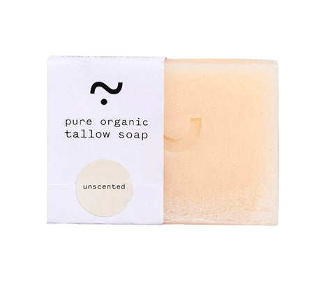Fierce Nature Pure Organic Tallow Soap (Unscented) 80g (Pack of 6)