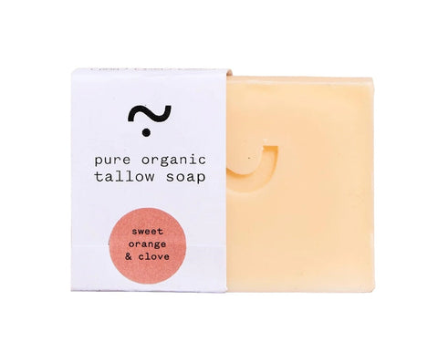 Fierce Nature Pure Organic Tallow Soap (Sweet Orange & Clove) 80g (Pack of 6)