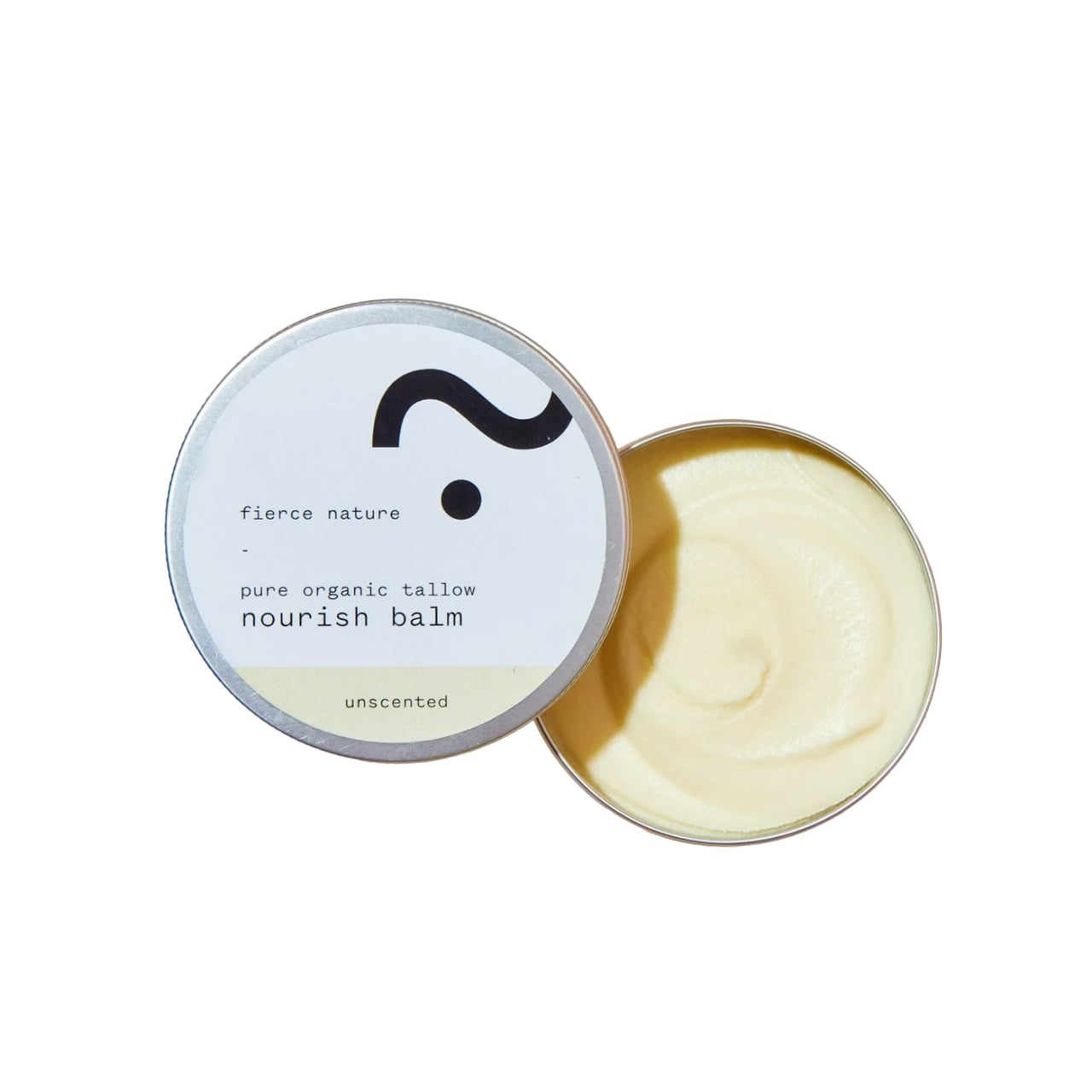 Fierce Nature Pure Organic Tallow Nourish Balm (Unscented) 100g (Pack of 6)