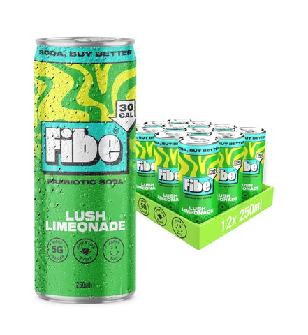 Fibe Soda Lush Lemonade 250ml (Pack of 12)