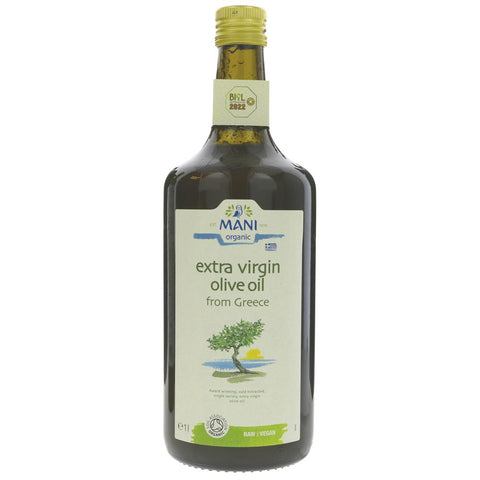 Mani Olive Oil Organic 1l (Pack of 6)