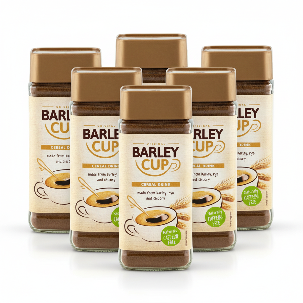 Barleycup Cereal Beverage Powder Jars 200g (Pack of 6)