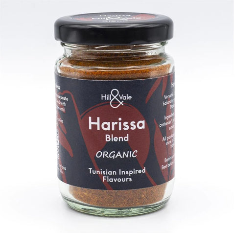 Hill & Vale Organic Harissa Blend Seasoning 40g (Pack of 2)