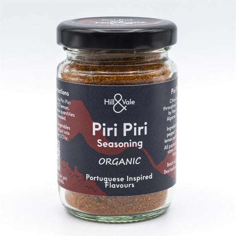 Hill & Vale Organic Piri Piri Seasoning 40g (Pack of 2)