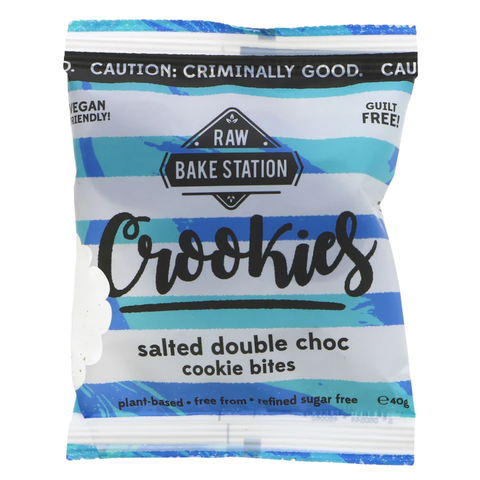 Raw Bake Station Salted Chocolate 40g (Pack of 12)