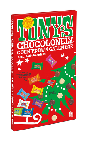 Tony's Chocolonely Christmas Countdown Calendar 225g (Pack of 12)