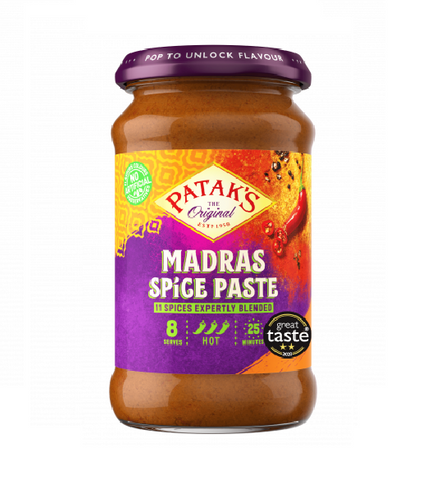 Pataks Madras Curry Paste 283g (Pack of 6)