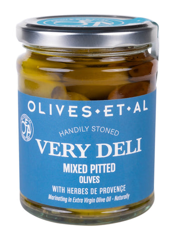 Olives Et Al Very Deli Pitted Olives 250g (Pack of 6)