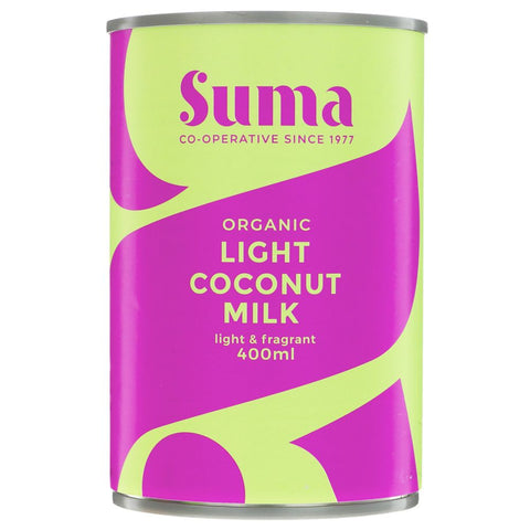 Suma Organic Light Coconut Milk 400ML (Pack of 6)