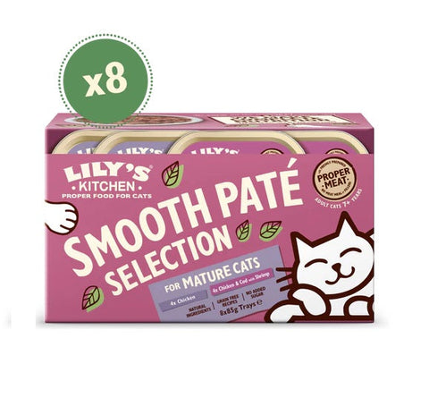 Lily's Kitchen Pate Multipack for Mature Cats 8x85g (Pack of 8)