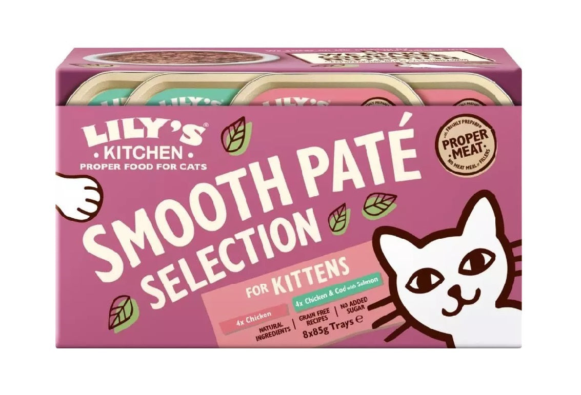 Lily's Kitchen Pate Multipack for Kittens 8x85g (Pack of 4)