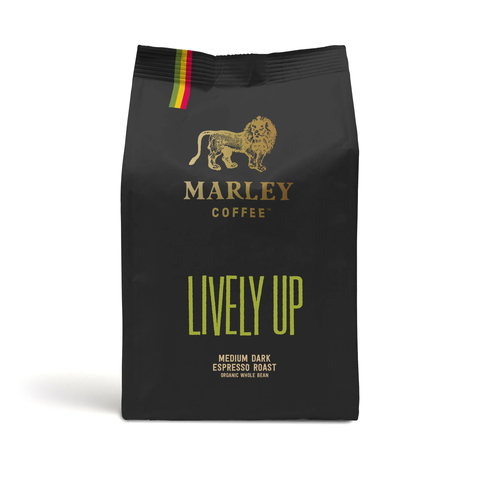Marley Coffee Lively Up Espresso Roast Beans Organic 227g