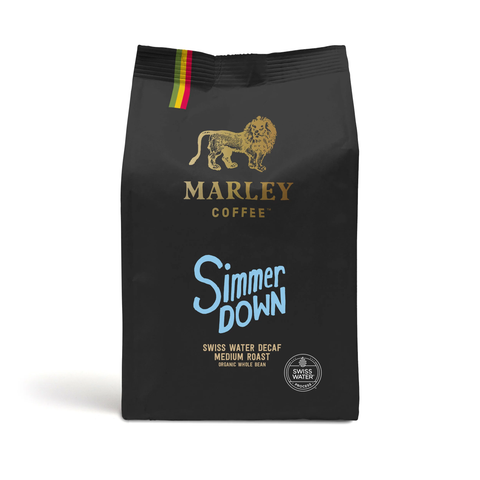 Marley Coffee Simmer Down Decaf Coffee Beans Organic 227g