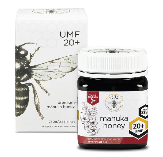 1839 UMF 20+ Manuka Honey 250g (Pack of 6)