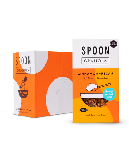 Spoon Cereals Cinnamon + Pecan Granola 400g (Pack of 5)