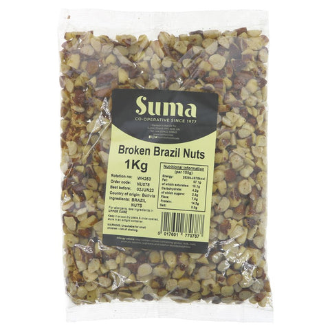 Suma Bagged Down Broken Brazil Nuts 1kg