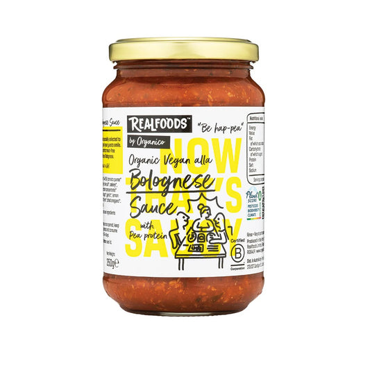 Realfoods by Organico Organic Vegan Alla Bolognese Sauce, 350g