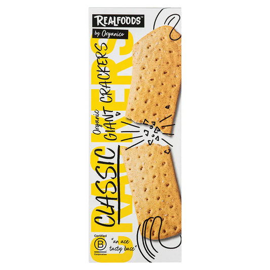 Realfoods By Organico Organic Classic Giant Crackers 150G