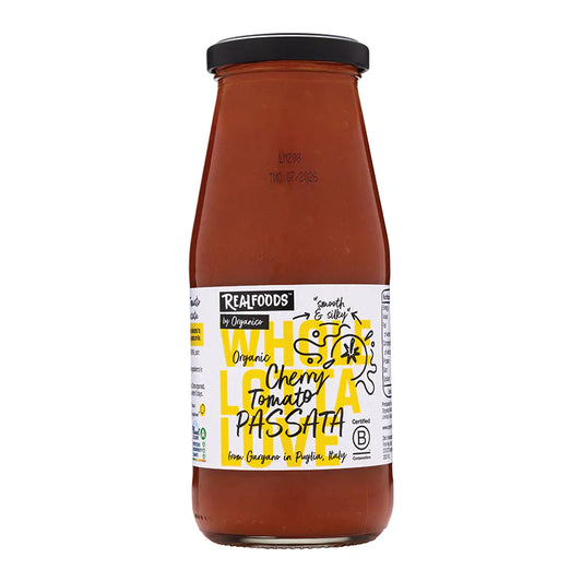 Realfoods By Organico Organic Cherry Tomato Passata 420G