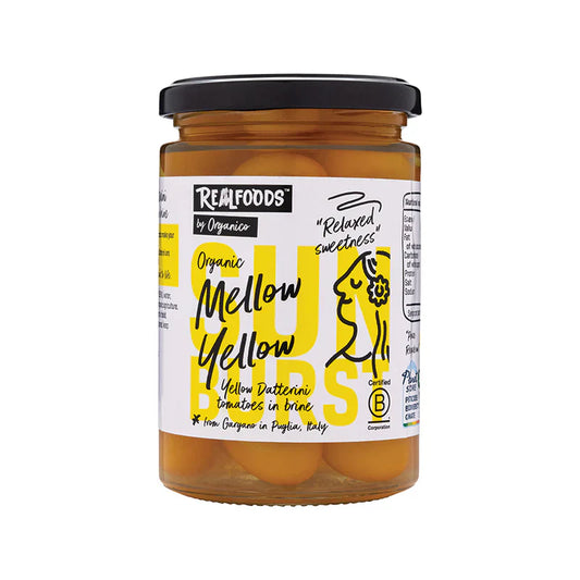 Realfoods By Organico Organic Yellow Datterini Tomatoes In Brine 370G