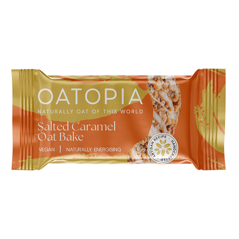 Oatopia Salted Caramel Oat Bake 120g (Pack of 16)