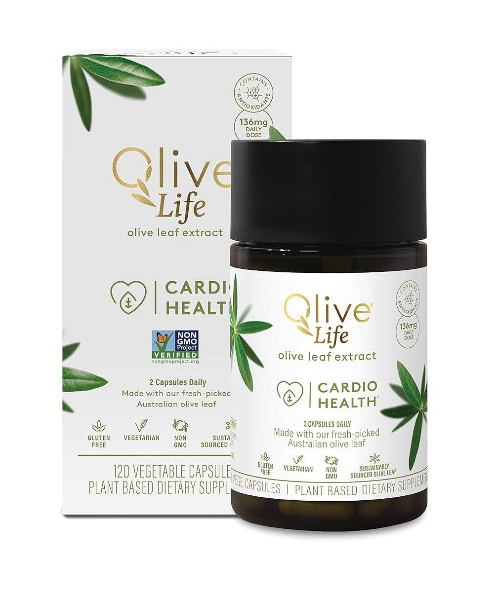 Olive Life Olive Leaf Extract 120 Veg Capsules (Pack of 12)