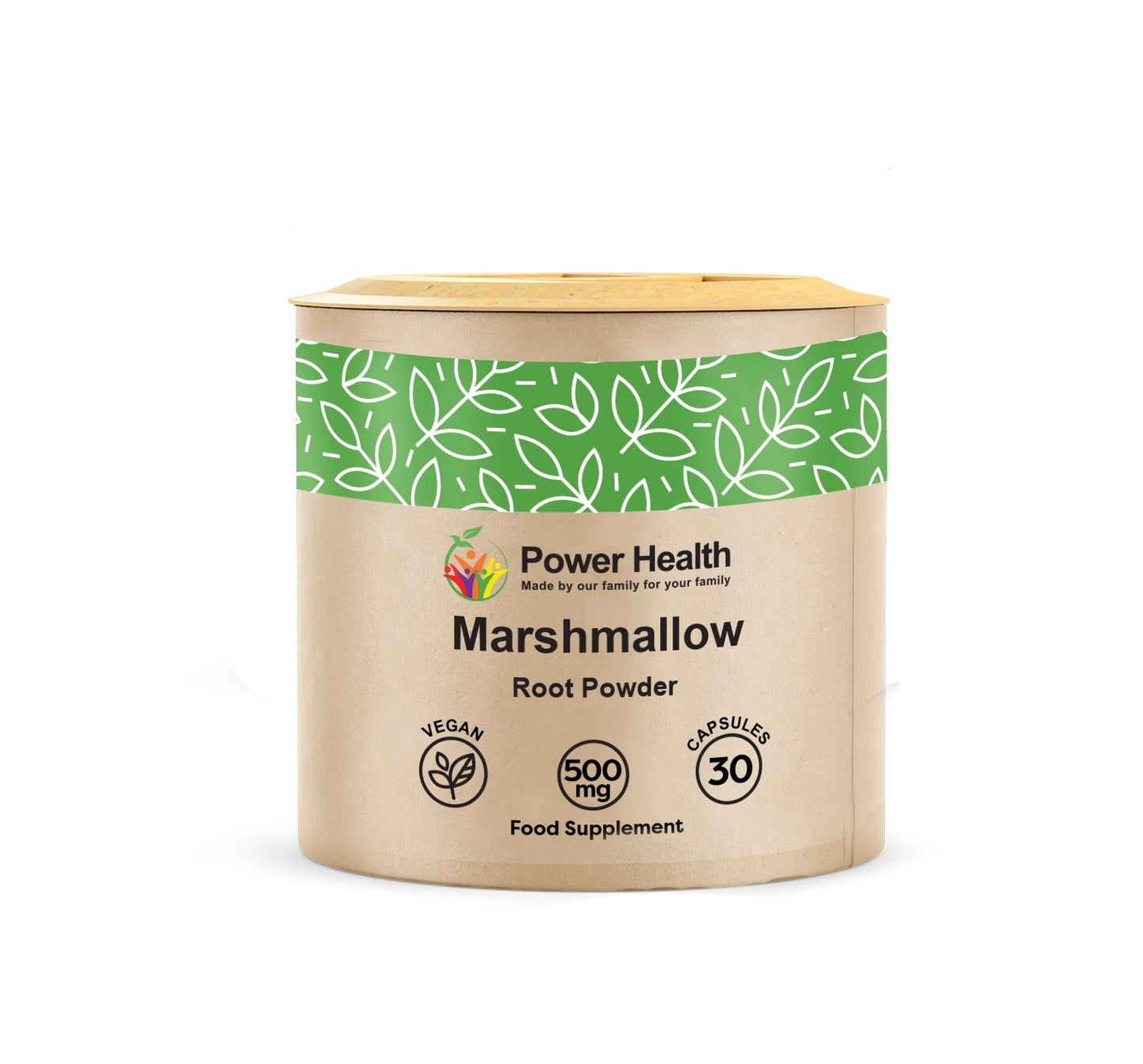 PowerHealth Marshmallow Root Powder 500mg 30s