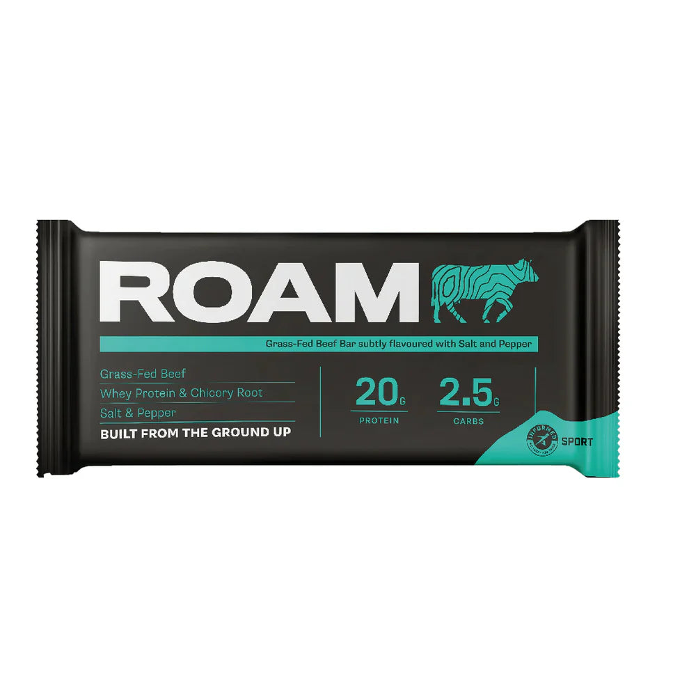 Roam Salt Pepper & Porcini Mushroom Beef Bar 45g