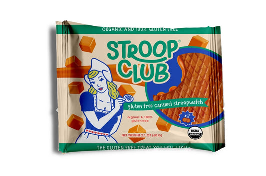 Stroop Club 2 Pack  Gluten Free Organic Caramel Gluten 60g