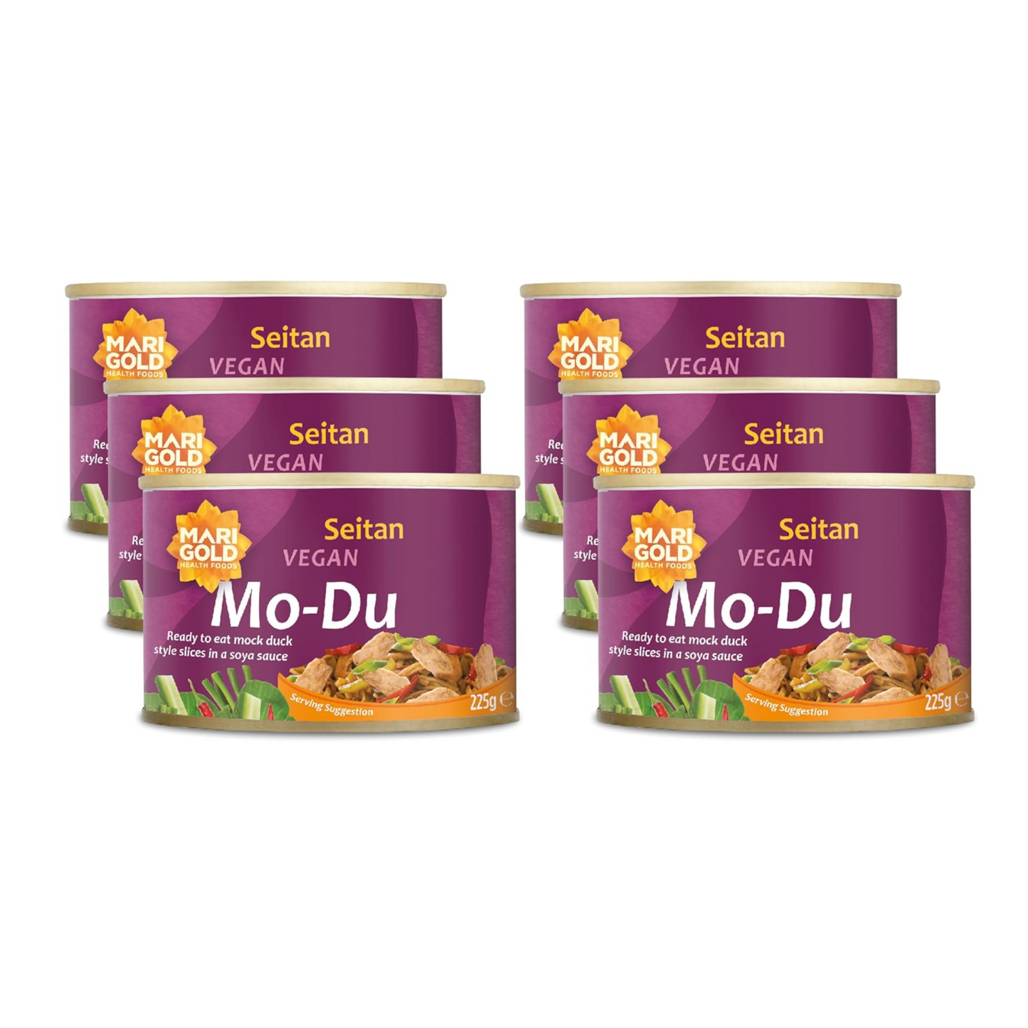 Marigold Seitan Vegan Mo-du, 225g (Pack of 6)