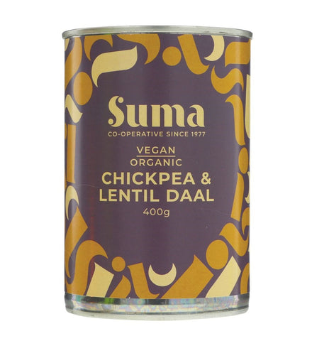 Suma Chickpea & Lentil Daal Organic 400g (Pack of 6)