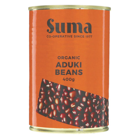 Suma Organic Aduki Beans 400g (Pack of 12)