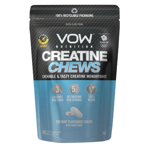 Vow Nutrition Creatine Chews Mint 198g (Pack of 6)