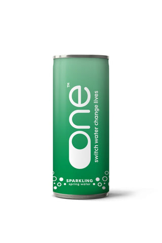 One Water Sparkling Can 330ml (Pack of 24)