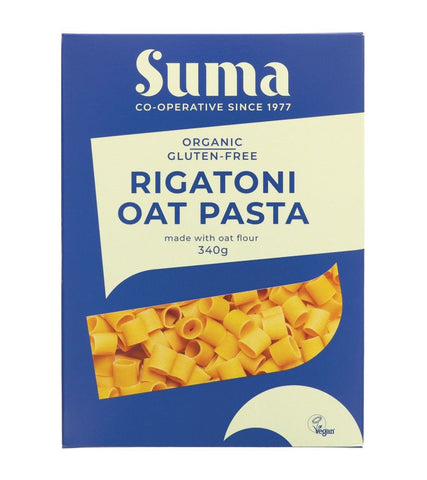 Suma Rigatoni Oat Pasta Organic 340g (Pack of 12)