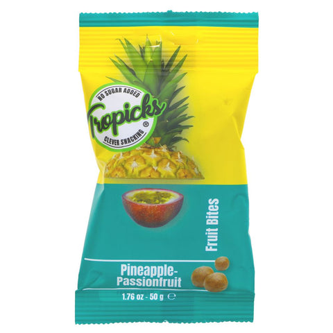 Tropicks Fruit Ball Pinapple Organic 50g (Pack of 8)