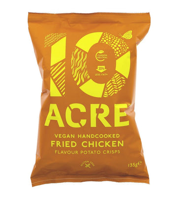 Ten Acre Crisps Fried Chicken Flavour Crisps 135g (Pack of 10)