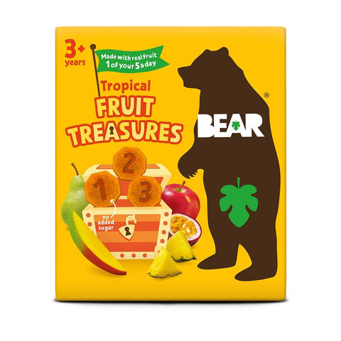 Bear Fruit Treasure's Tropical 100g (Pack of 4)