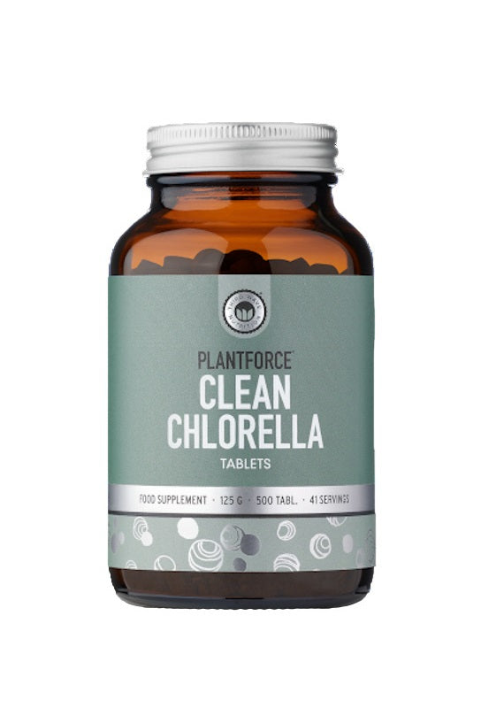 Plantforce Clean Chlorella Tablets 125G - 41 Servings