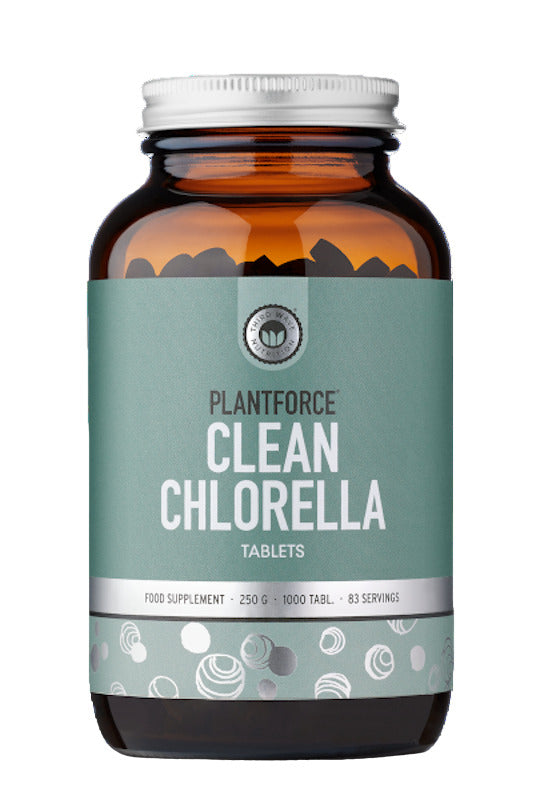 Plantforce Clean Chlorella Tablets 250G - 83 Servings