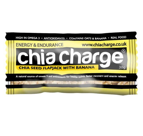 Chia Charge Banana Chia Seed Flapjack 30g (Pack of 20)