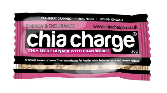Chia Charge Cranberries Chia Seed Flapjack 30g (Pack of 20)