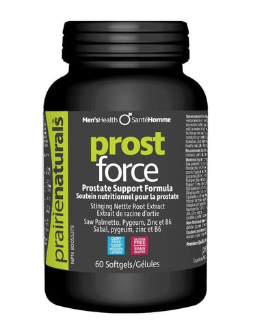 Prairie Naturals Prost Force Prostate Support Formula 60 Softgels (Pack of 6)