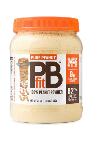PBfit Pure Peanut Powder 680g (Pack of 4)