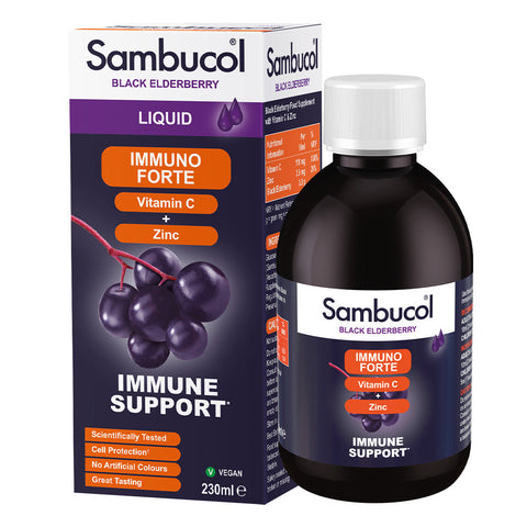 Sambucol Immuno Forte Liquid 230ml (Pack of 24)