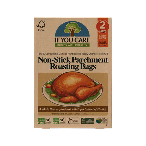 If You Care FSC Cert Unbleached Extra Large Roast Bags 1pc (Pack of 8)