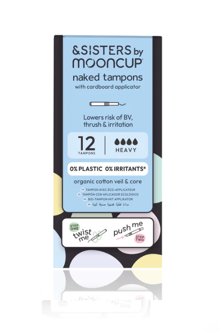 &Sisters Heavy Eco-Applicator Tampons 12pc (Pack of 12)